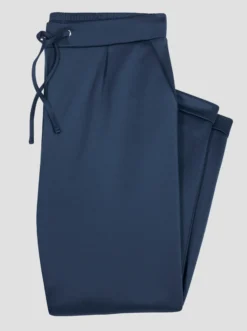 Jerseyhose mit Bundfalten