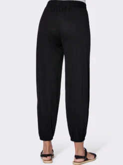 Jerseyhose mit elastischen Bündchen, Viskose