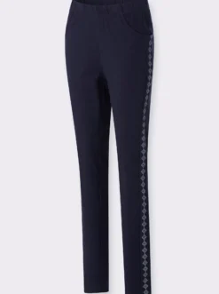 Jerseyhose mit figurfreundlichen Einsätzen
