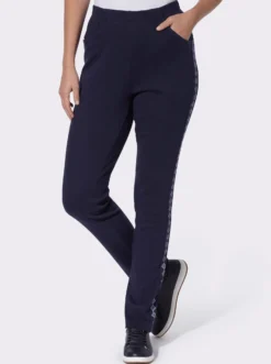 Jerseyhose mit figurfreundlichen Einsätzen