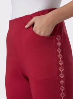 Jerseyhose mit figurfreundlichen Einsätzen