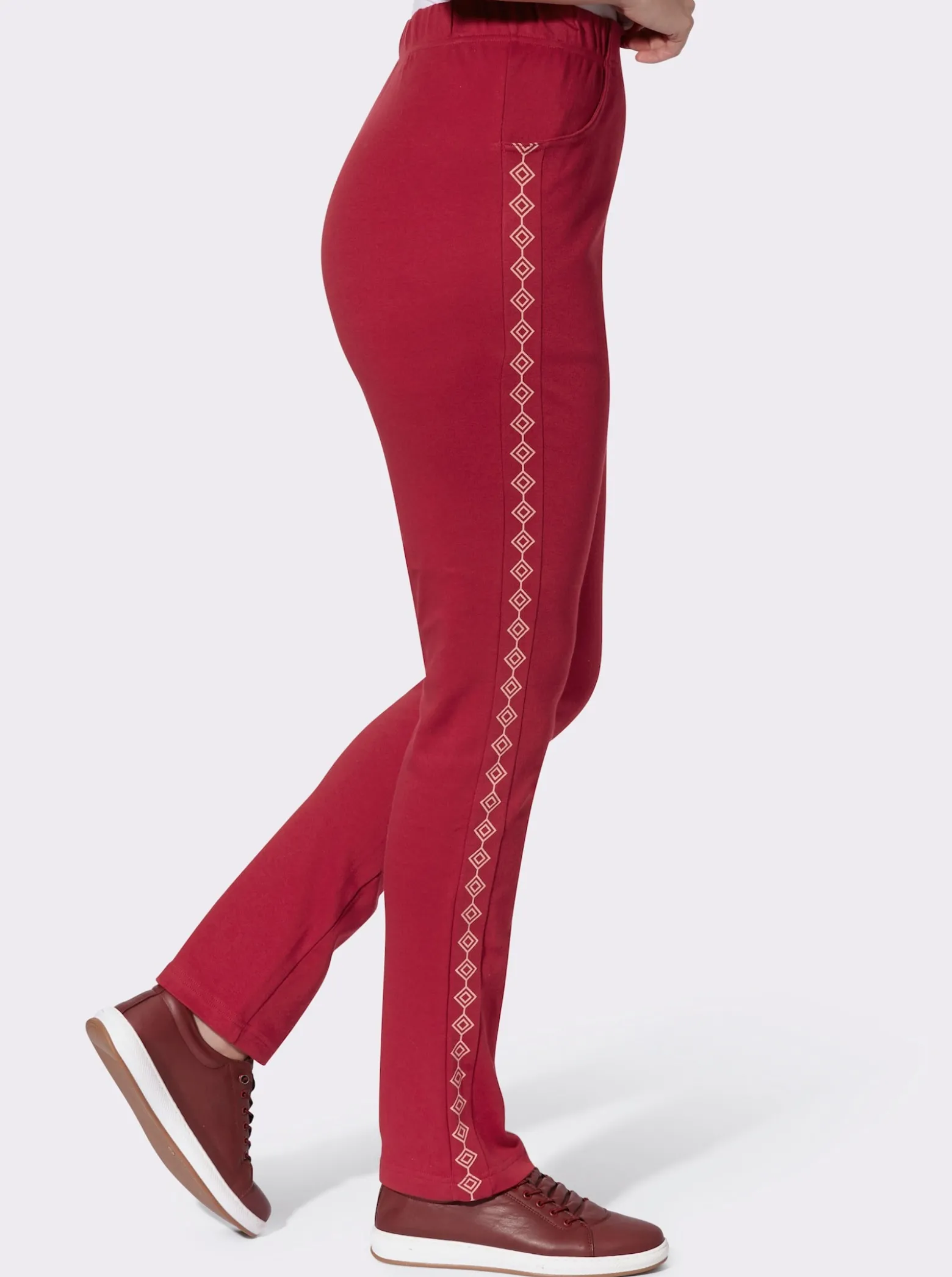 Jerseyhose mit figurfreundlichen Einsätzen