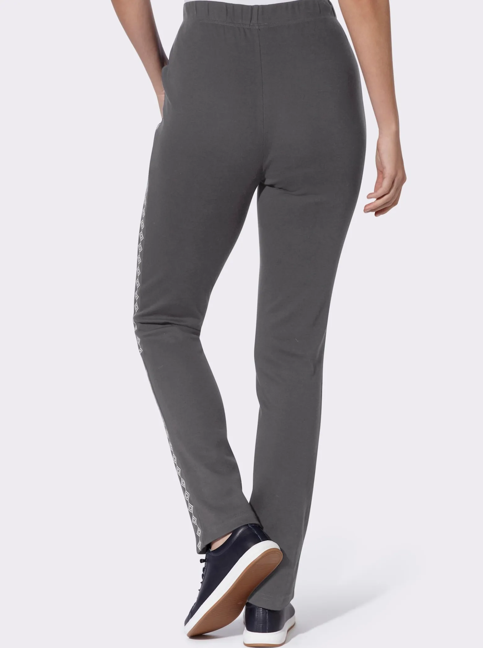 Jerseyhose mit figurfreundlichen Einsätzen