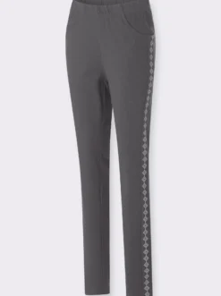 Jerseyhose mit figurfreundlichen Einsätzen