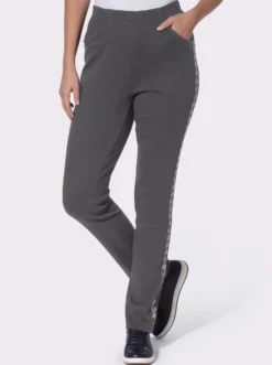 Jerseyhose mit figurfreundlichen Einsätzen