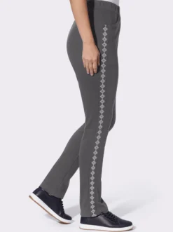 Jerseyhose mit figurfreundlichen Einsätzen