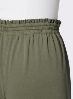 Jerseyhose mit Rüschen am Dehnbund