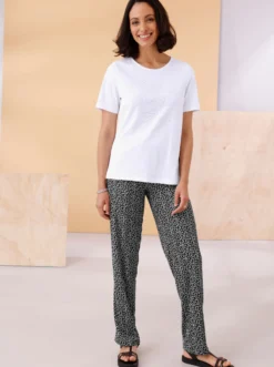 Jerseyhose mit seitlichen Taschen