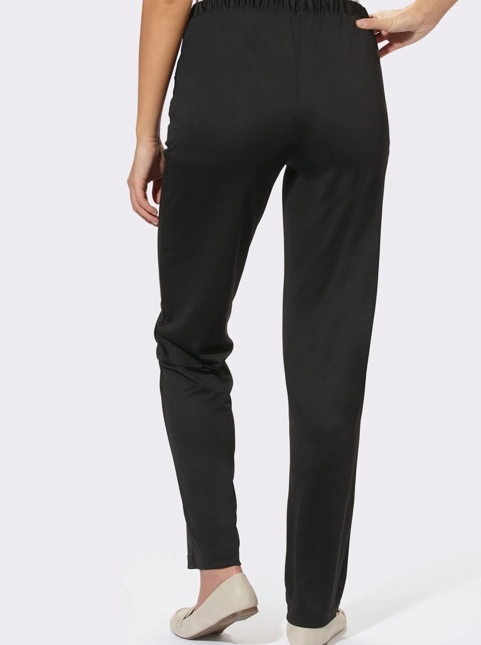 Jerseyhose mit seitlichen Taschen