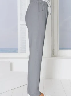 Jerseyhose mit Tunnelzug und Bindeband