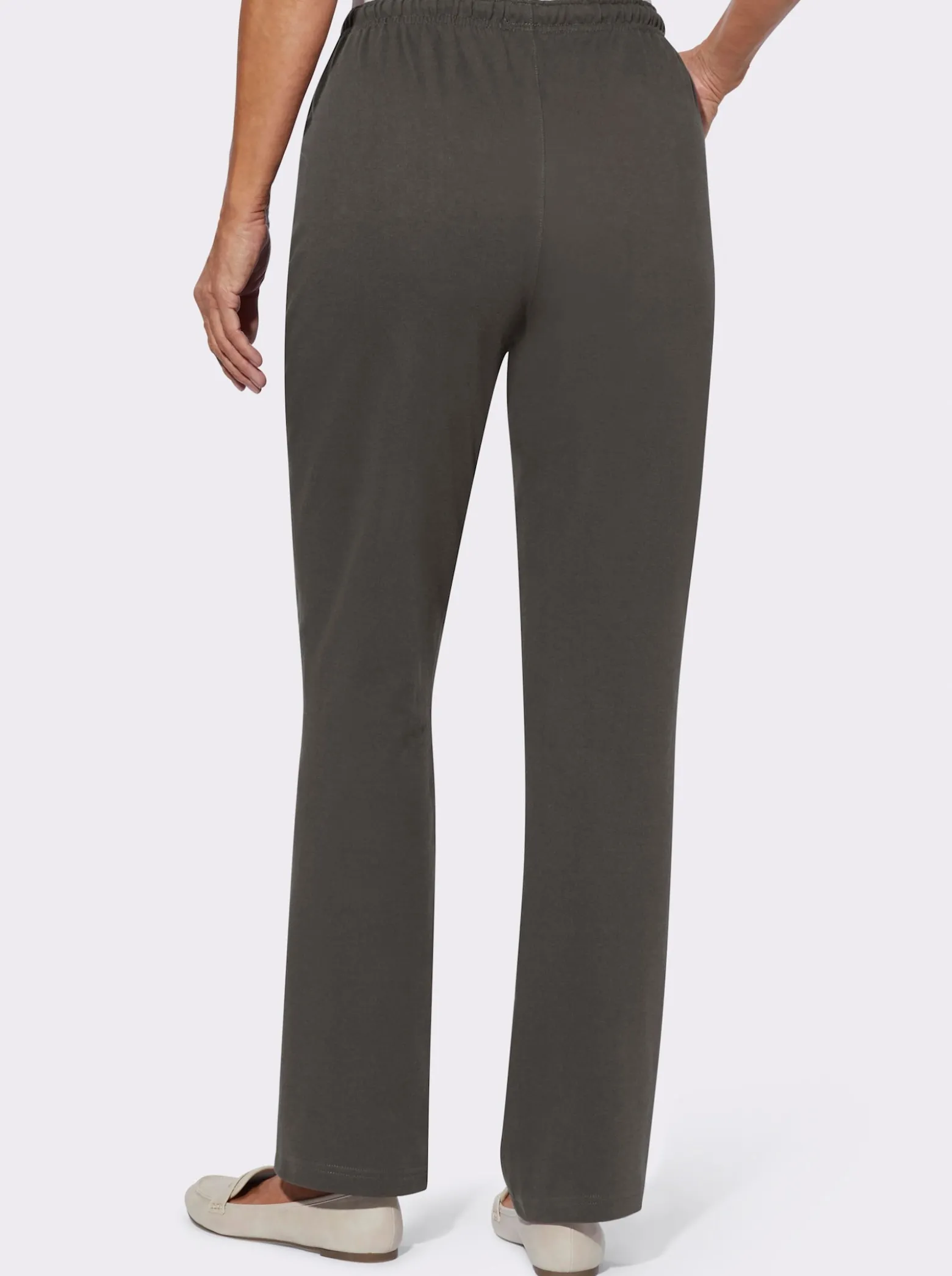 Jerseyhose mit Tunnelzug und Bindeband