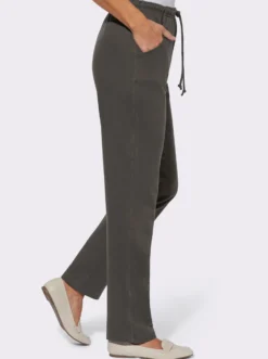 Jerseyhose mit Tunnelzug und Bindeband