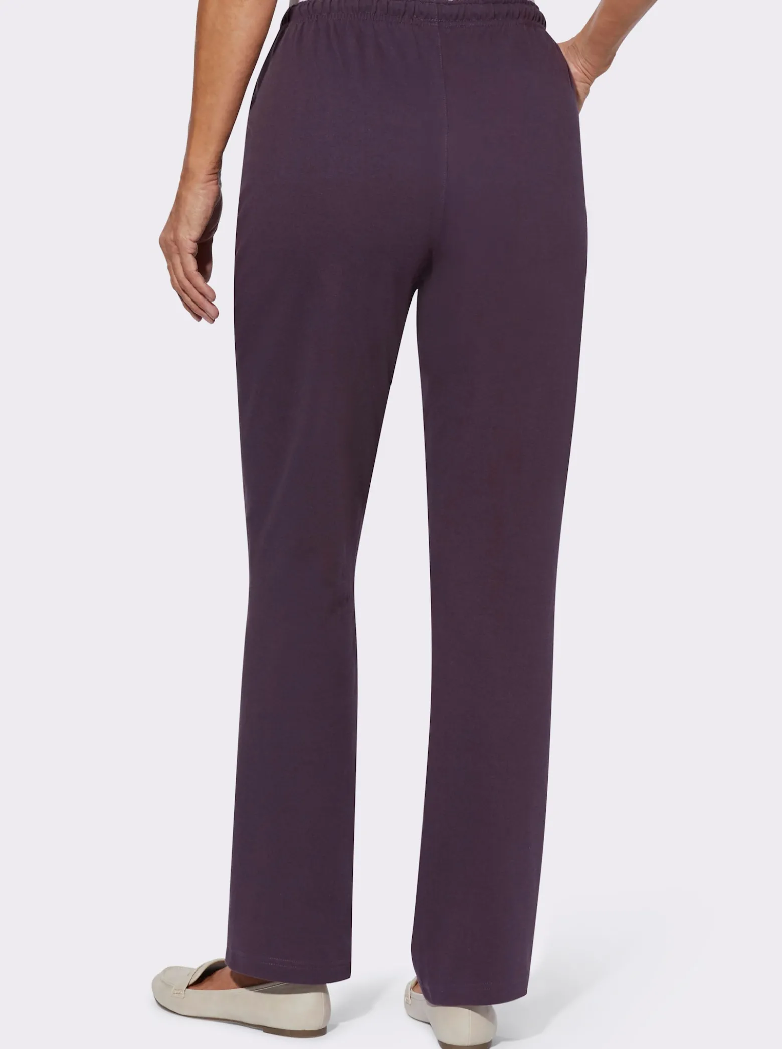 Jerseyhose mit Tunnelzug und Bindeband