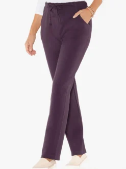 Jerseyhose mit Tunnelzug und Bindeband