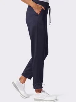 Jerseyhose mit verstellbarem Tunnelzug am Saum