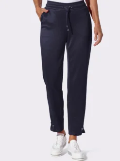 Jerseyhose mit verstellbarem Tunnelzug am Saum
