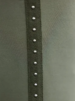 Jerseyhose mit Zierband an den Seitennähten