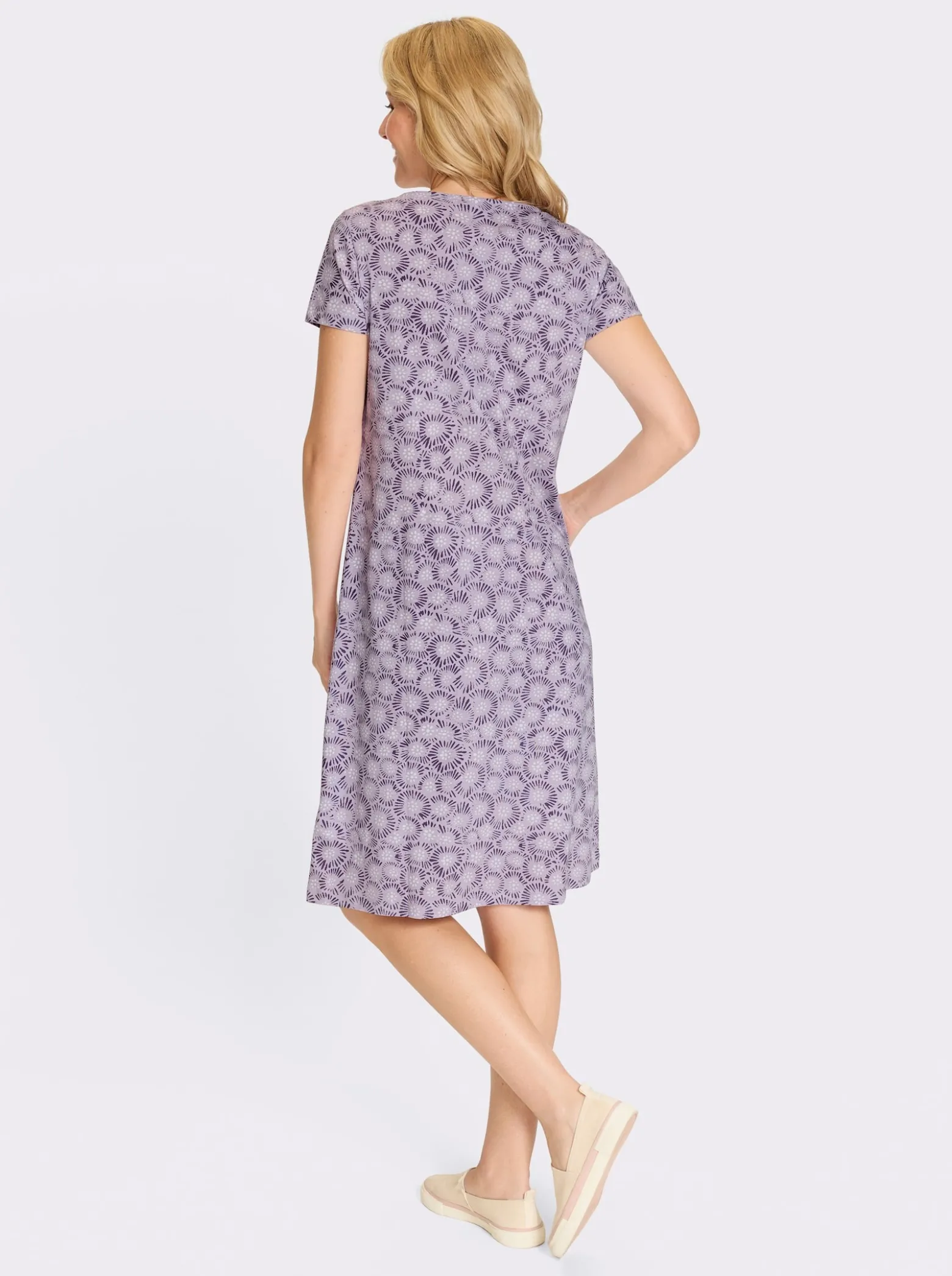 Jerseykleid aus reiner Baumwolle