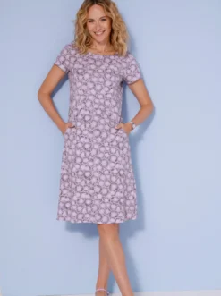 Jerseykleid aus reiner Baumwolle