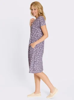 Jerseykleid aus reiner Baumwolle