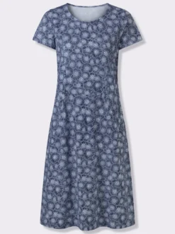 Jerseykleid aus reiner Baumwolle