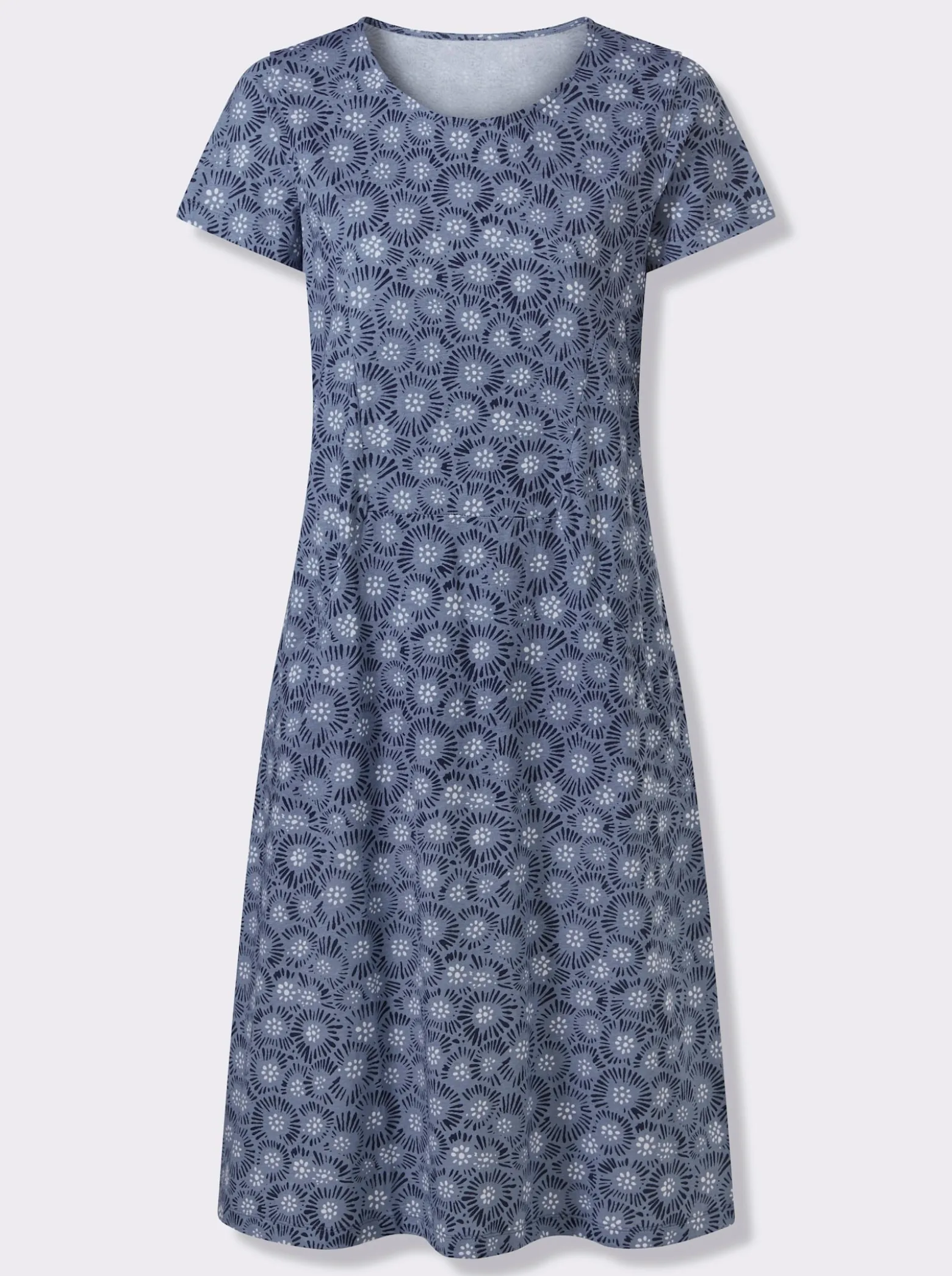 Jerseykleid aus reiner Baumwolle