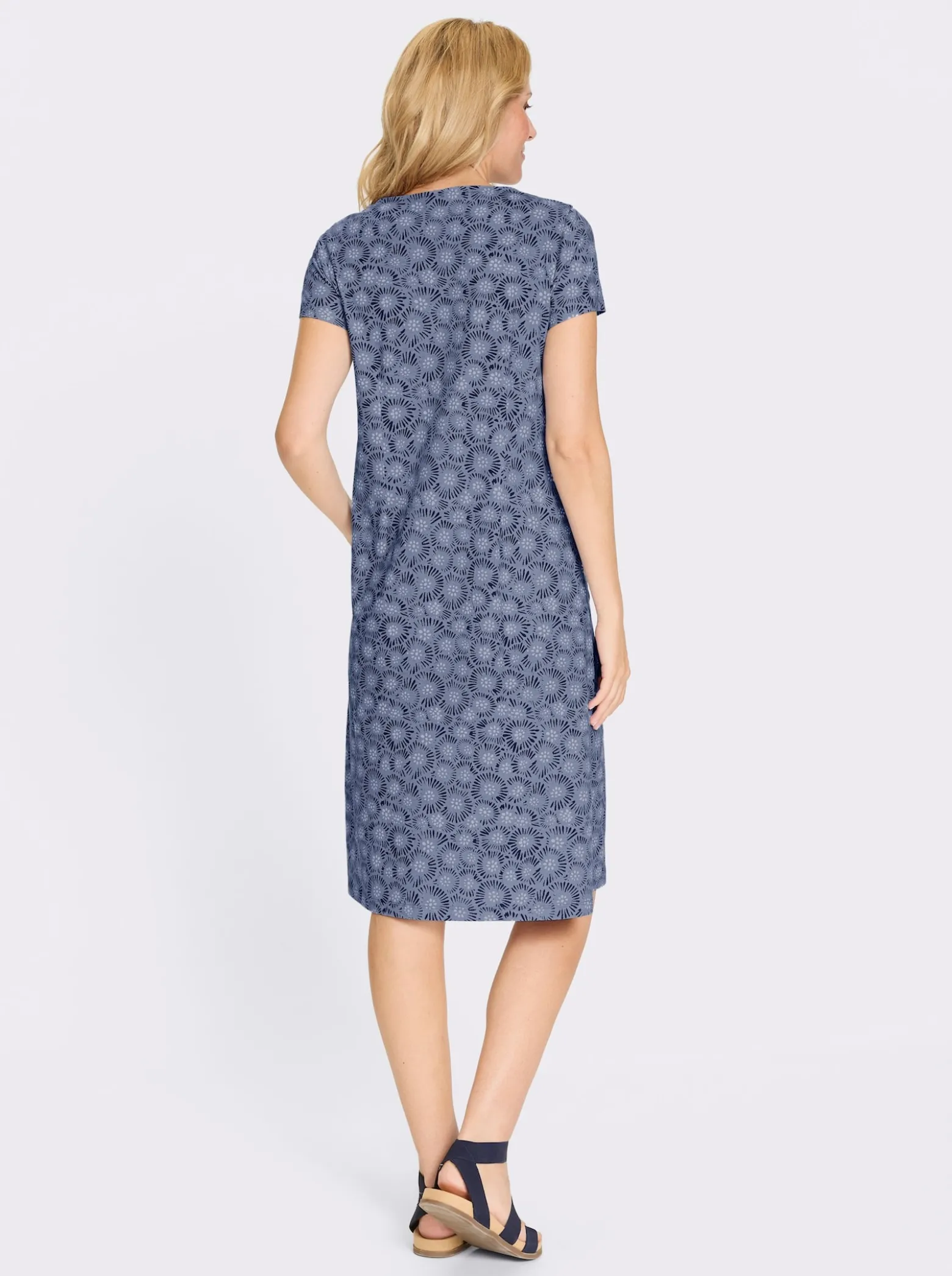 Jerseykleid aus reiner Baumwolle