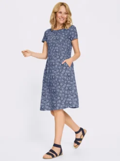 Jerseykleid aus reiner Baumwolle