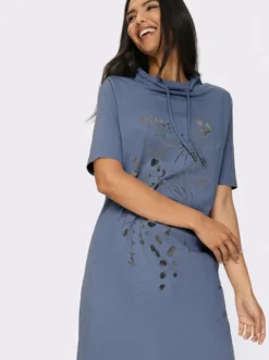 Jerseykleid aus reiner Baumwolle
