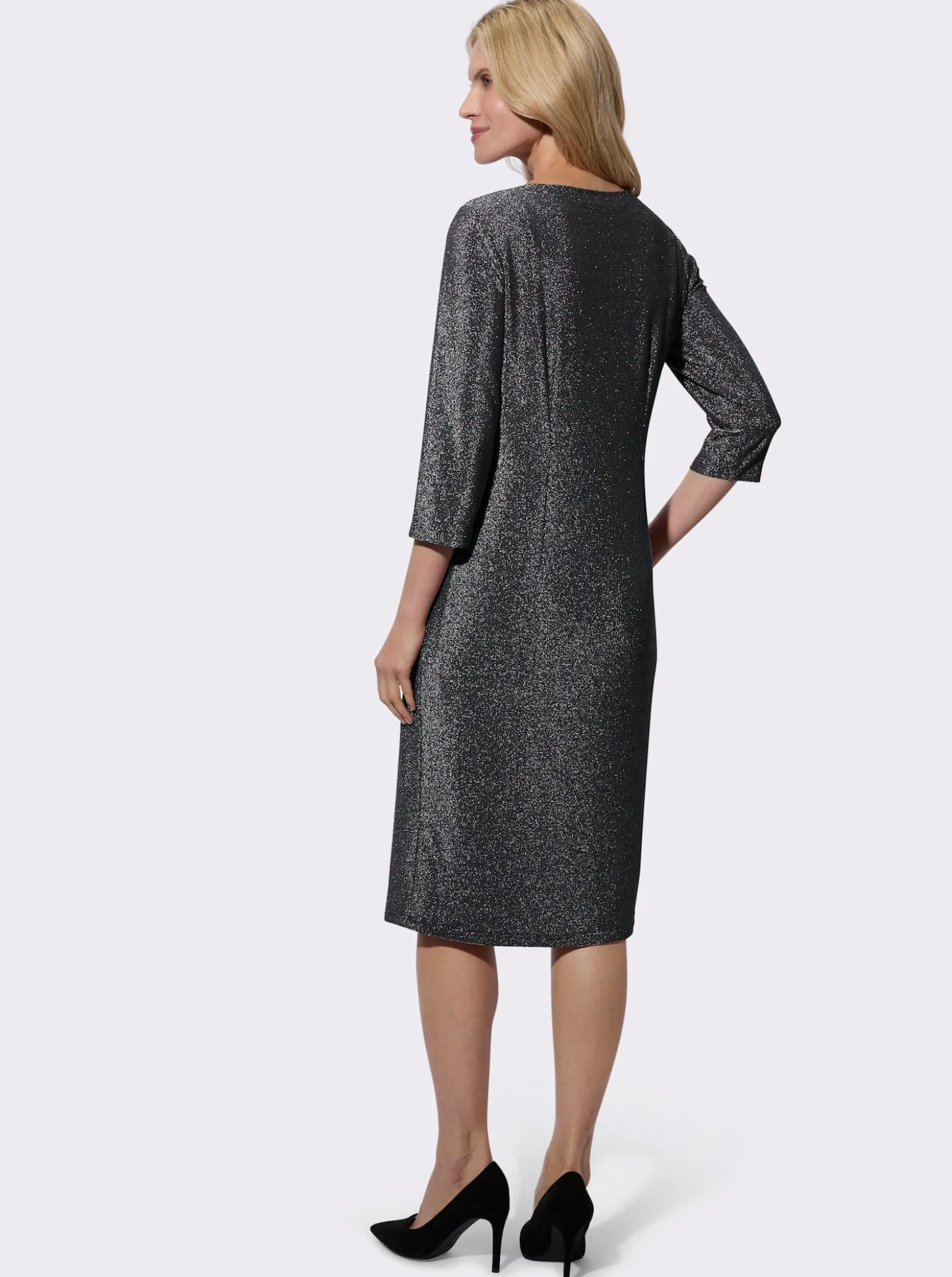 Jerseykleid blickdicht gefüttert
