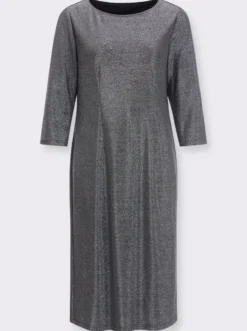 Jerseykleid blickdicht gefüttert
