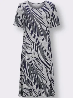 Jerseykleid in Bahnenform
