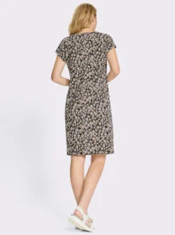 Jerseykleid in Baumwoll-Qualität