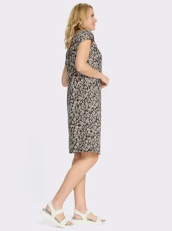 Jerseykleid in Baumwoll-Qualität