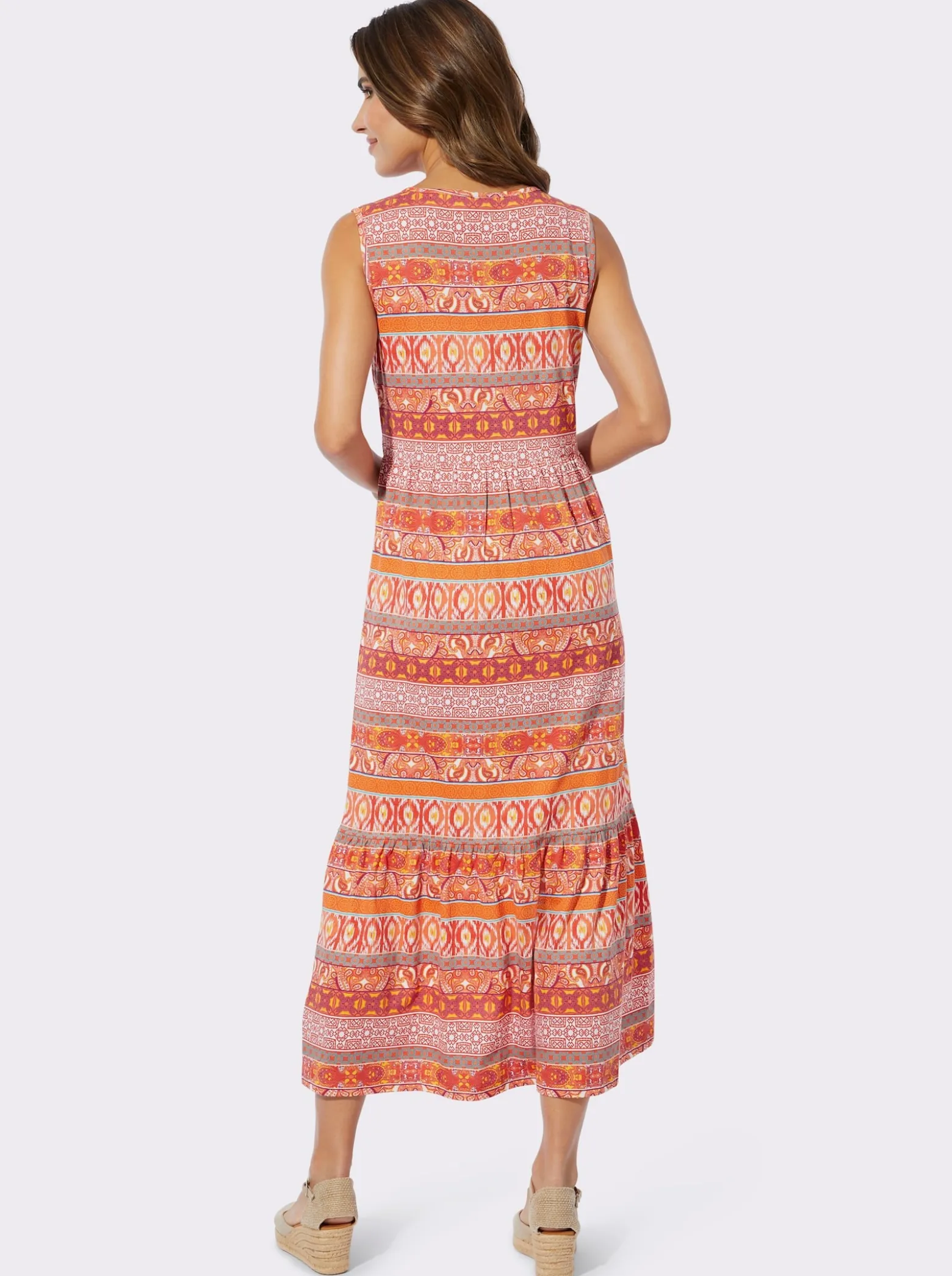 Jerseykleid in fließender Baumwoll-Qualität