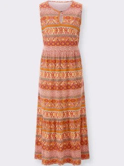 Jerseykleid in fließender Baumwoll-Qualität