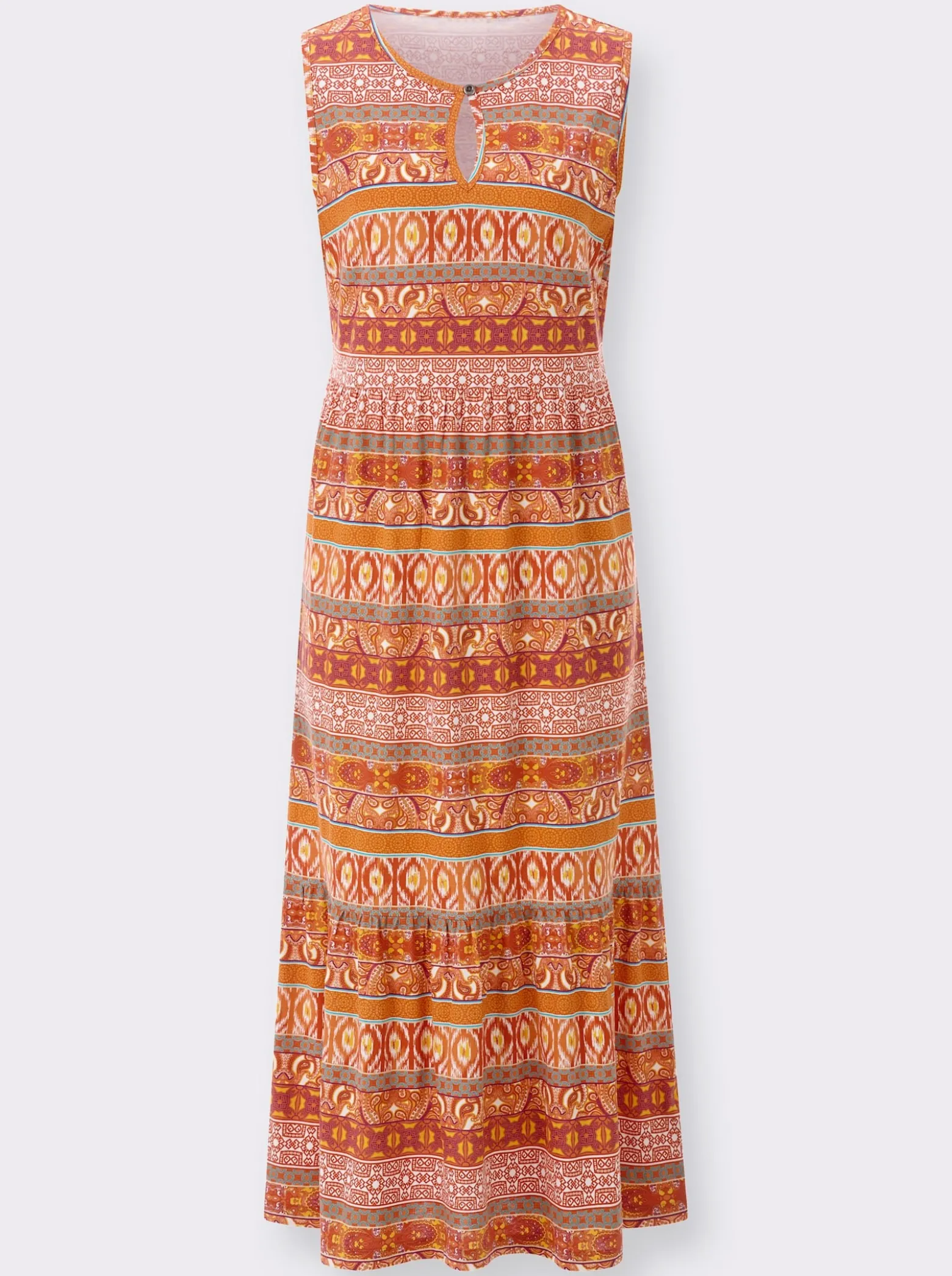 Jerseykleid in fließender Baumwoll-Qualität
