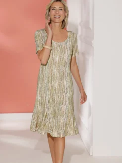 Jerseykleid in Viskose-Qualität