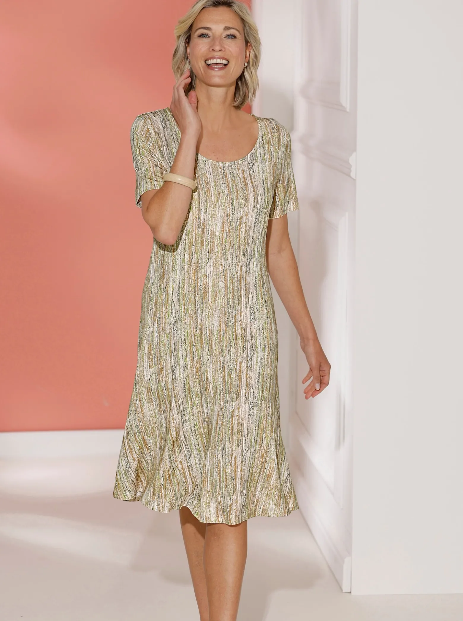 Jerseykleid in Viskose-Qualität
