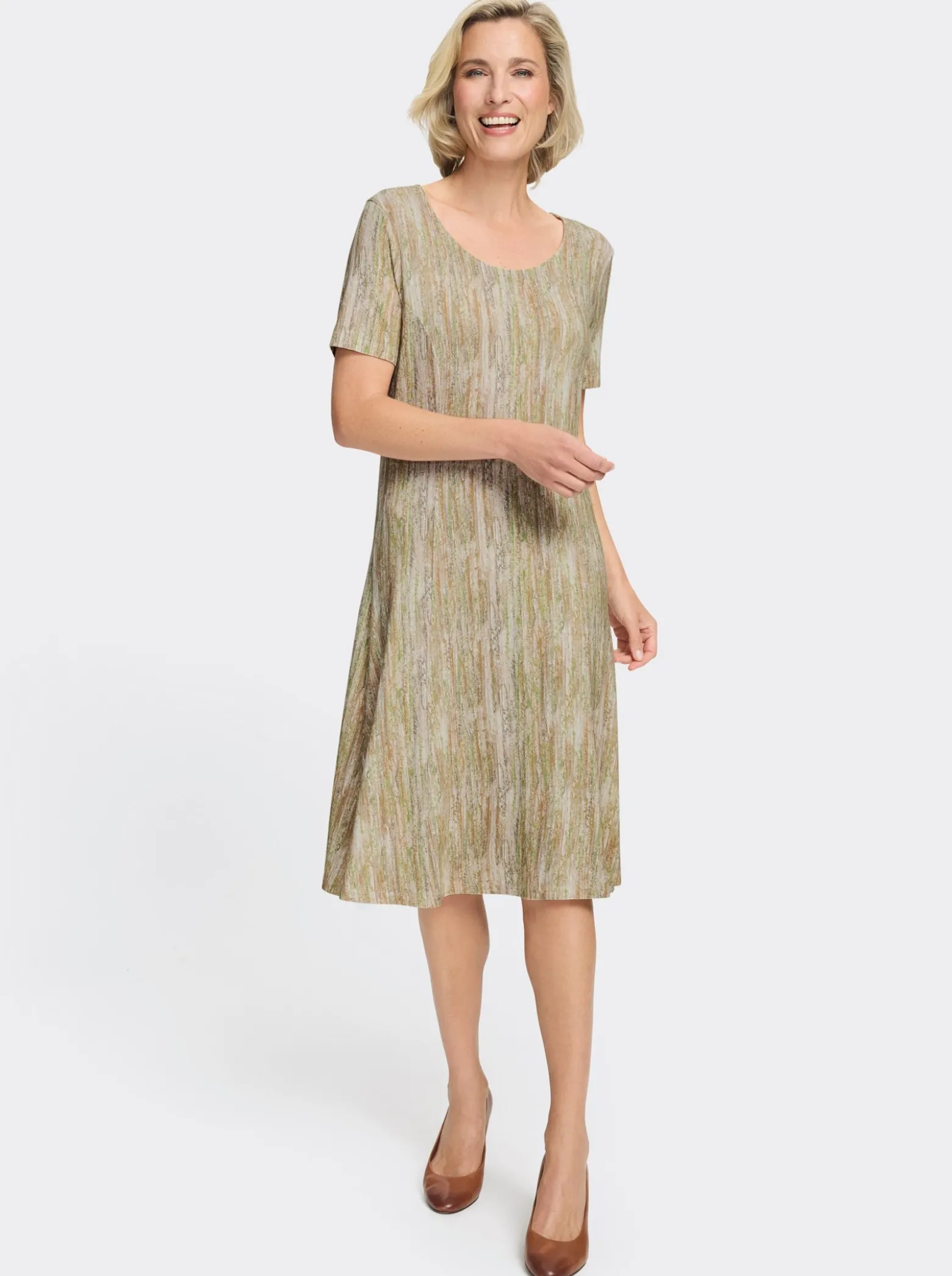 Jerseykleid in Viskose-Qualität
