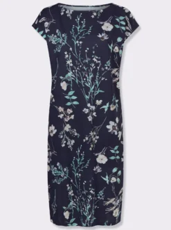 Jerseykleid mit abnehmbarem Bindegürtel
