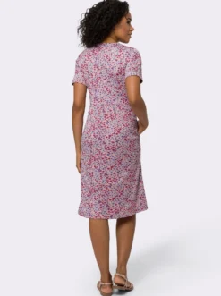 Jerseykleid mit ausgestelltem Rockteil