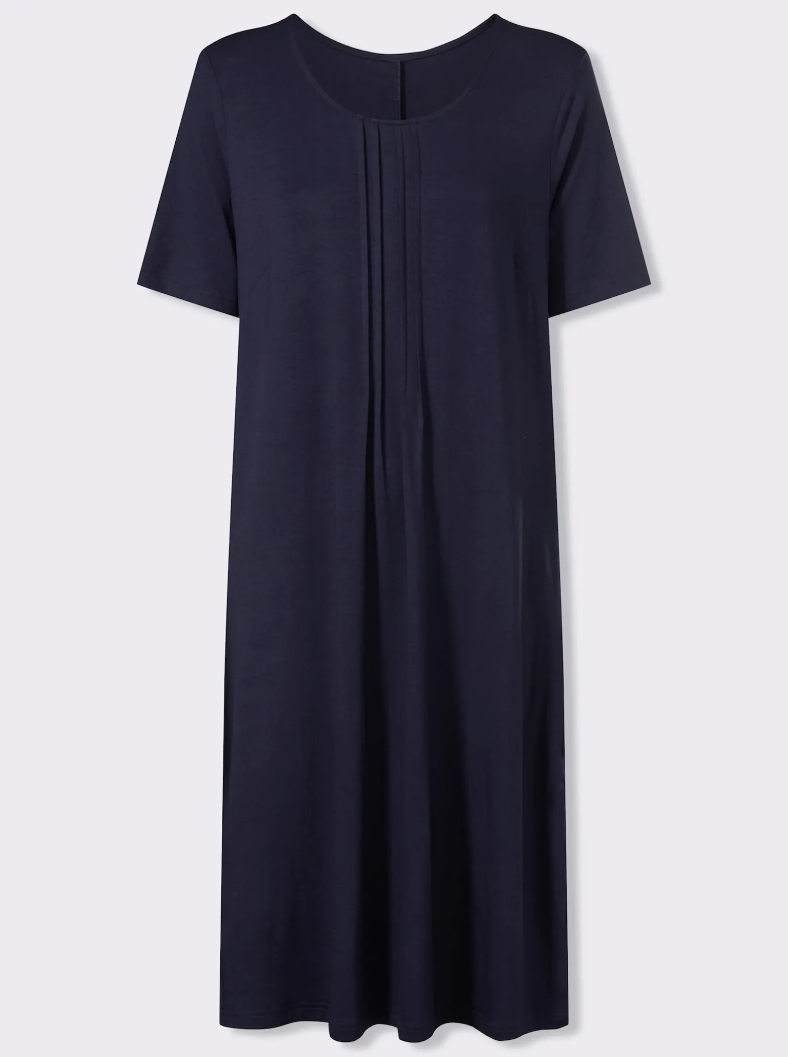 Jerseykleid mit Biesenverzierung