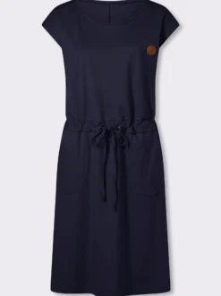 Jerseykleid mit Bindeband