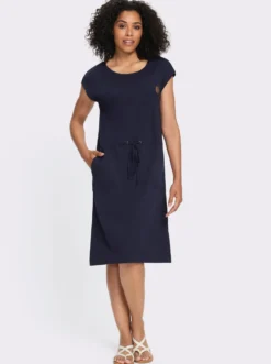 Jerseykleid mit Bindeband