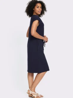 Jerseykleid mit Bindeband