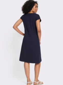 Jerseykleid mit Bindeband