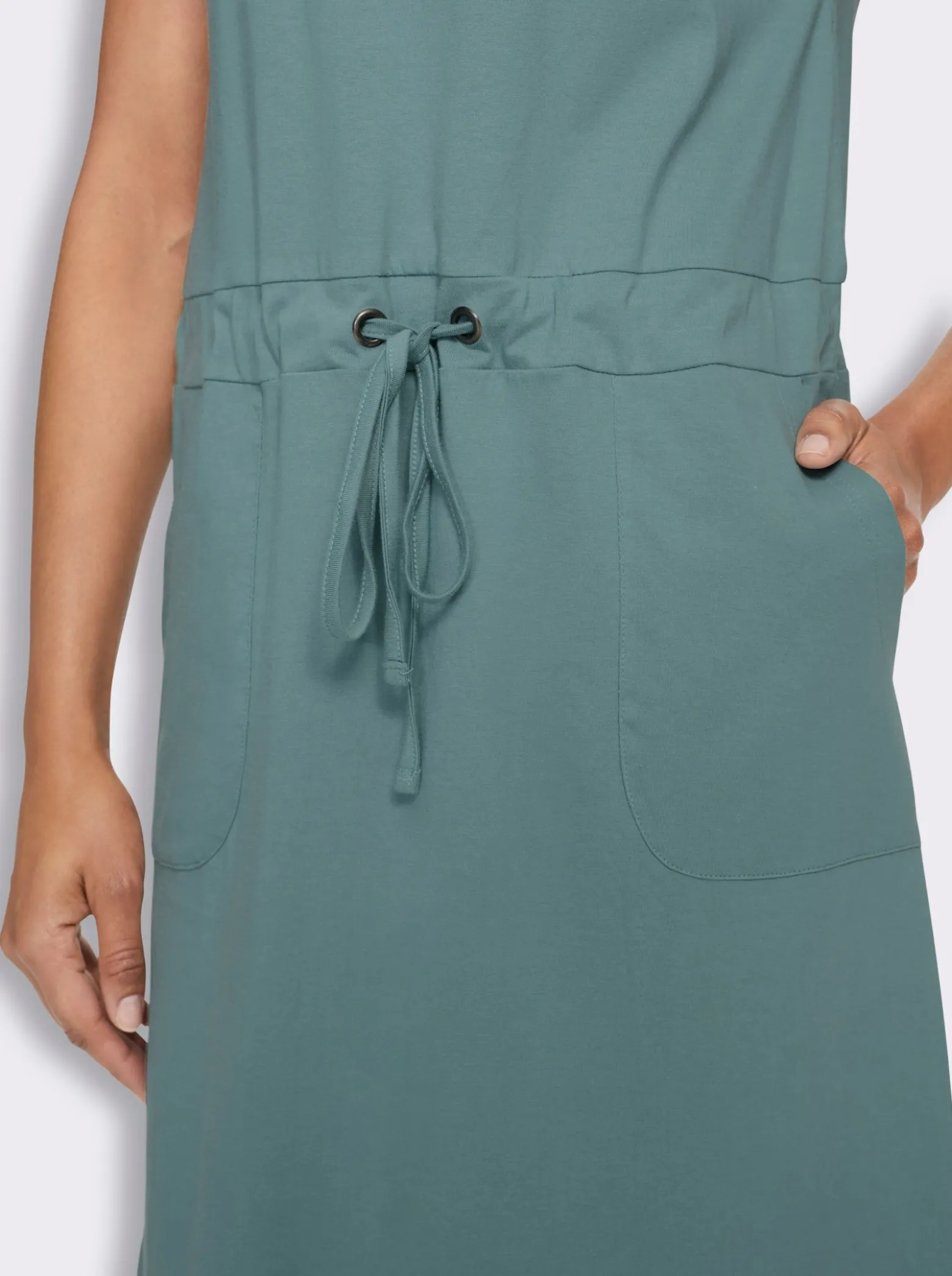 Jerseykleid mit Bindeband