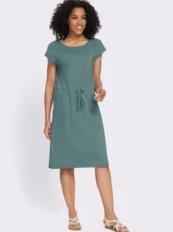 Jerseykleid mit Bindeband