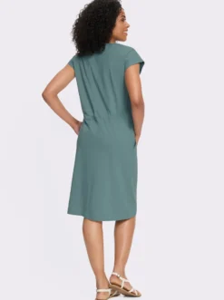 Jerseykleid mit Bindeband
